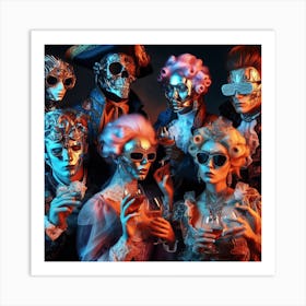 Masquerade Party Art Print