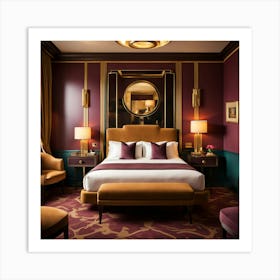 Bedroom In Paris Art Print