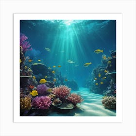 Reef Shining Bright Art Print