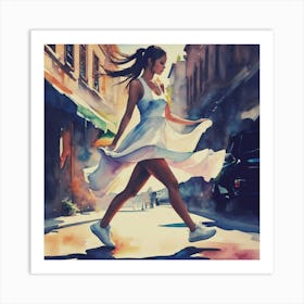 Shuffle Dancing In Cuba Art Print