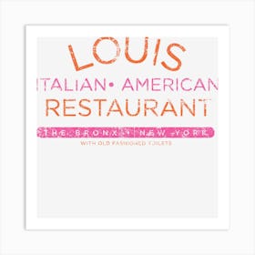 Louis Italian American Restaurant Art Print