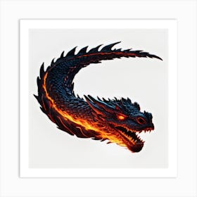 Dragon Head 5 Art Print