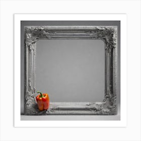 Pepper In A Frame 4 Art Print