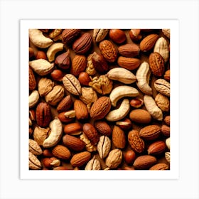 Nuts As A Frame (87) Art Print
