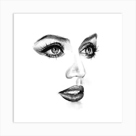 Beautiful Eyes 2 Art Print