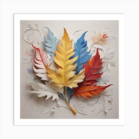 Maple Leaves 2 Art Print