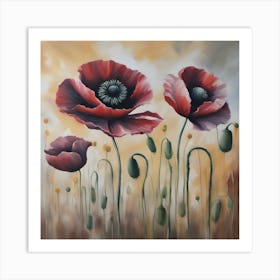 Poppies Art Print