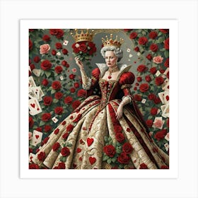 Queen Of Hearts 1 Art Print