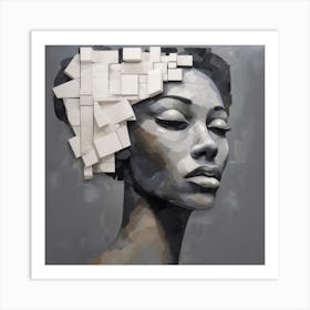 BILLIE HOLIDAY AND HER GARDENIA Art Print