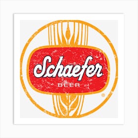 Schaefer Beer Art Print