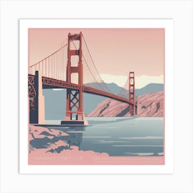 Golden Gate Bridge Canvas Print Art Print