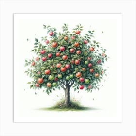 An Apple Tree Home Kitchen Restaurant Art Print