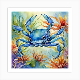 Blue Crab 1 Art Print