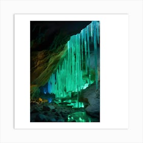 Ice Caves Art Print