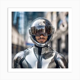 Futuristic Man 137 Art Print