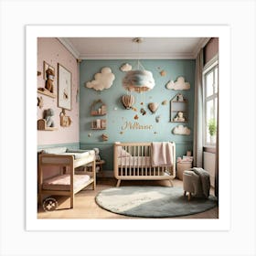 Baby Nursery 4 Art Print