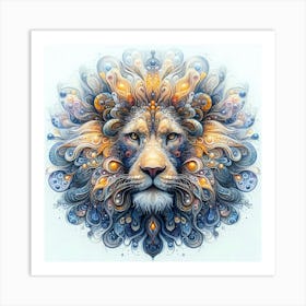 Creative Wild Animal Representation 4 Art Print