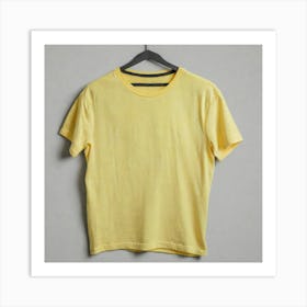 Yellow T - Shirt 1 Art Print