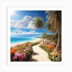 Path To The Beach 3 Art Print