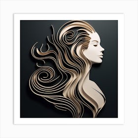 Paper Cut Art Art Print