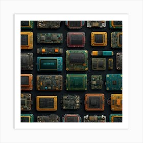 Electronic Circuits Art Print