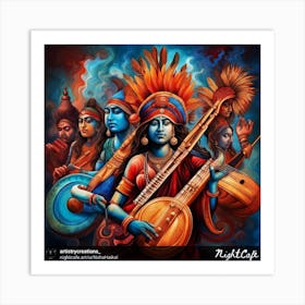 Lord Krishna Art Print