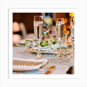 Formal Table 3 Art Print