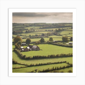 Farm In The Countryside 11 Art Print