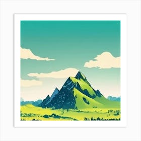 Mountain Landscape 2 Art Print