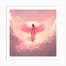 Angel In The Sky 1 Art Print