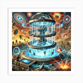 A Detailed Depiction Of The Reality Forge, A Futur Art Print