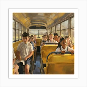 School Bus (4) Art Print