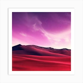 Desert Landscape - Desert Stock Videos & Royalty-Free Footage Art Print