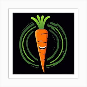 Carrot Logo 15 Art Print