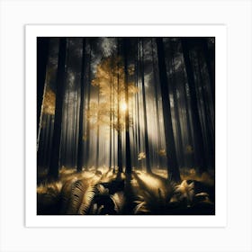 Dark Forest 21 Art Print