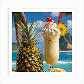 Tropical Drink Art Print