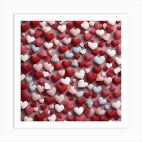 mini Hearts 1 Art Print