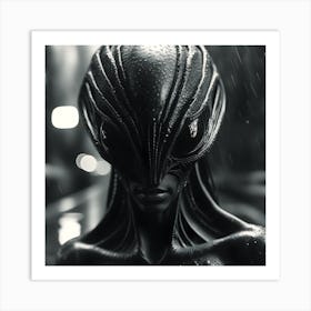 Vintage Alien #1 Art Print