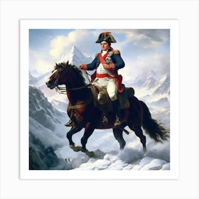 Napoleon On Horseback Art Print