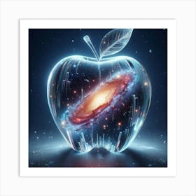 Apple Galaxy Art Print