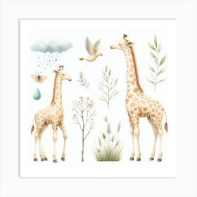 Giraffe 3 Art Print