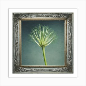 Frame Created From Fennel On Edges And Nothing In Middle Haze Ultra Detailed Film Photography Li (7) Art Print