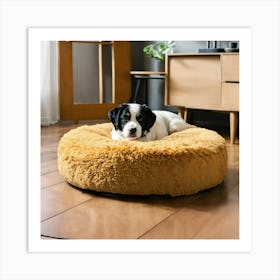 A Photo Of A Dog Bed 6 Art Print