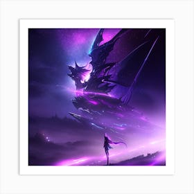 Purple Sky Art Print