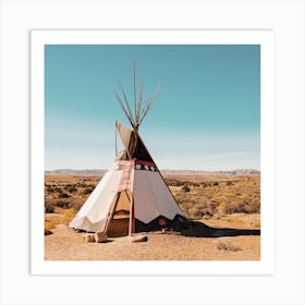 New Mexico Tepee Art Print