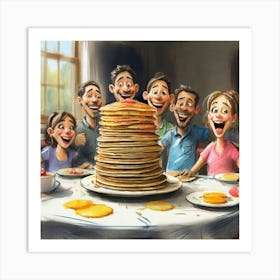 Pancakes For Breakfast 4 Art Print