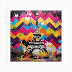 Paris Eiffel Tower 12 Art Print