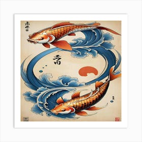 Koi Fish 1 Art Print