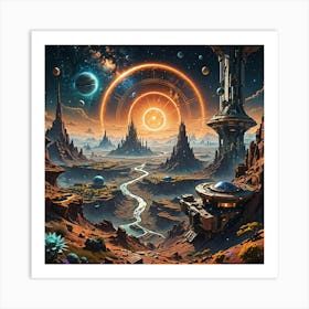 Space City Art Print