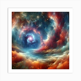 Cosmic Whirl 7 Art Print